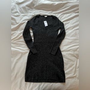 Abercrombie & Fitch Long Sleeve Mini Sweater Dress